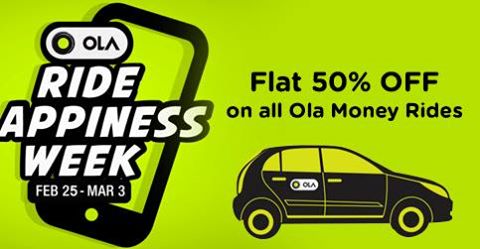 Save with Ola coupons today & promo codes