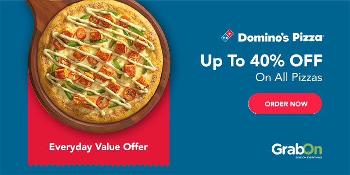 Domino S Coupon Codes Offers Up To 40 Off On All Pizzas