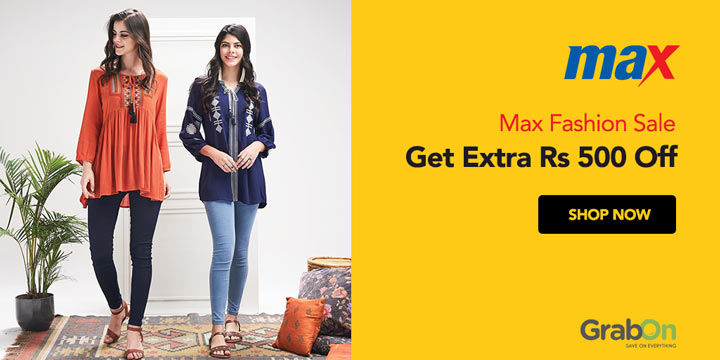 Max Fashion Coupons Offers 50 500 Off Promo Code