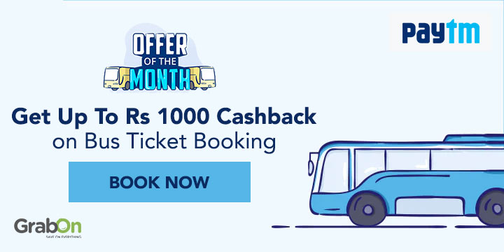 Paytm Bus Offers, Coupons: ₹300 OFF Bus Booking Promo Code Apr 2021