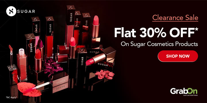 SUGAR Cosmetics Coupons & Offers | Upto 50% OFF Jan 2021