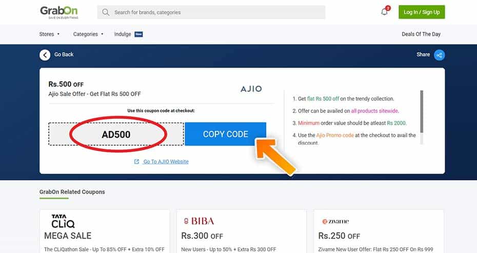 AJIO Coupons & Offers: Up To 90% Discount Promo Code Apr 2023