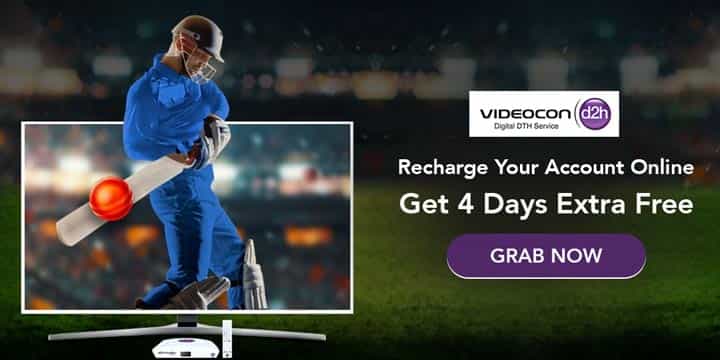 Videocon D2H Recharge Offers