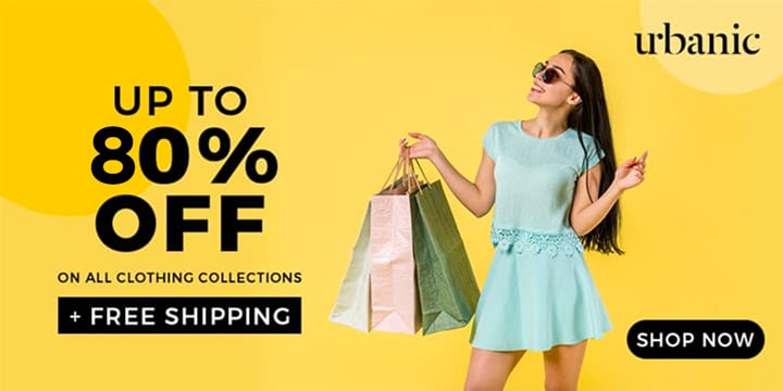 Urbanic Coupons & Offers: Up To 80% OFF