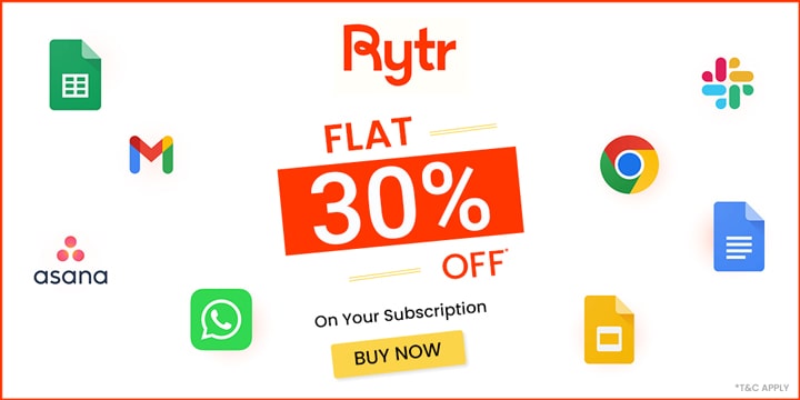 Rytr Coupon Codes