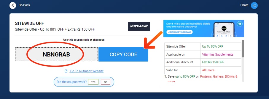 Nutrabay Discount Codes