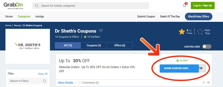 How to Use Dr Sheth's Coupons