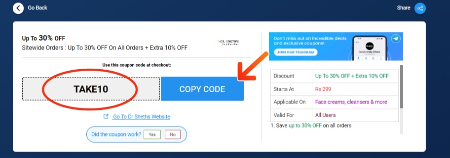 How to Use Dr Sheth's Promo Codes