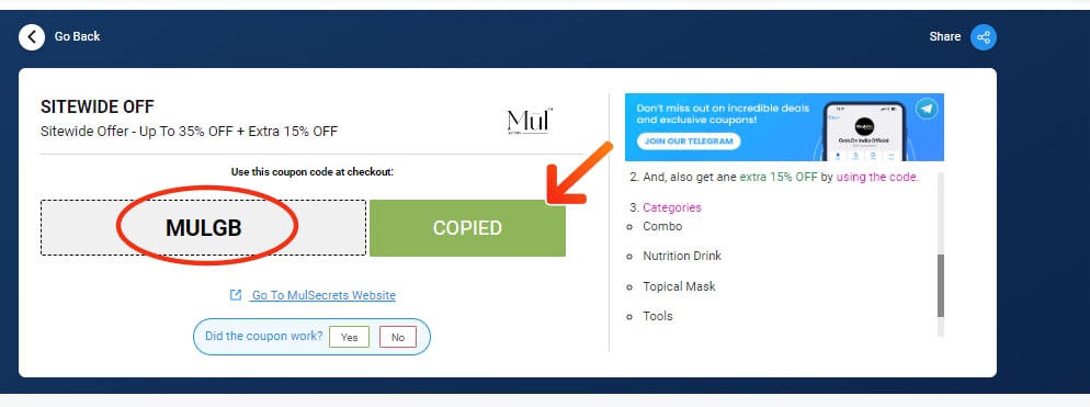 Mul Secrets Coupon Code