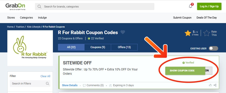 r-for-rabbit Coupon