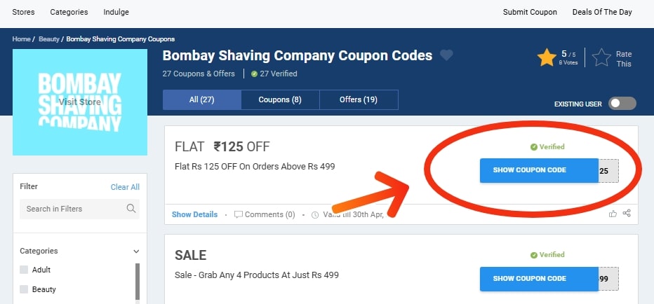 Bombay Shaving Company Coupon Codes