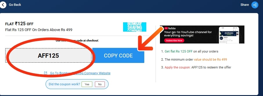 Bombay Shaving Company Promo Codes