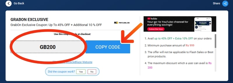 muscleBlaze Coupons