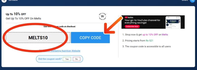 Wellbeing Nutrition Coupon Codes