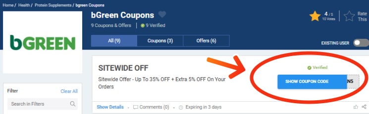 bGreen Offers