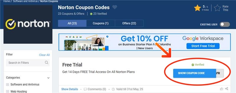 Norton Coupon Codes