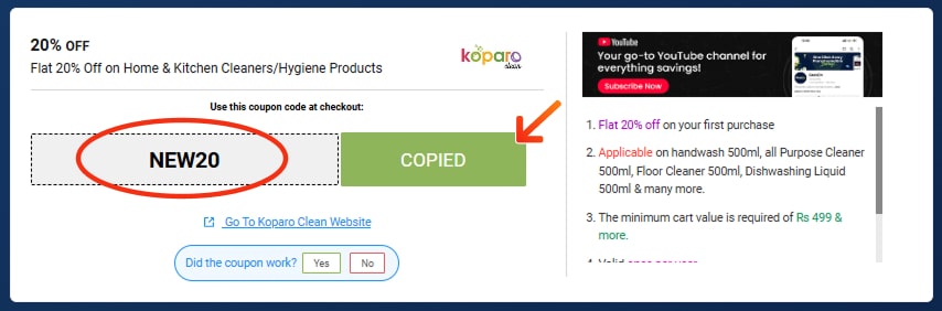 Koparo Clean Discount Codes