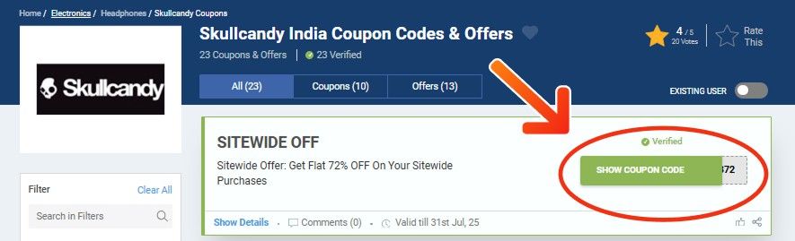Skullcandy Promo Codes