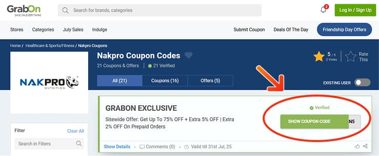 Nakpro Coupon Codes