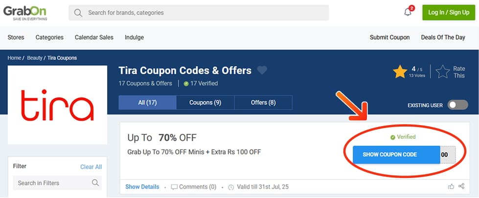 Tira Coupon Codes