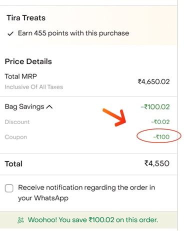 Tira Coupon