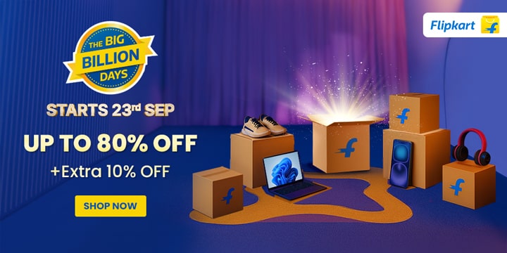 Flipkart Big Billion Days Sale Offers