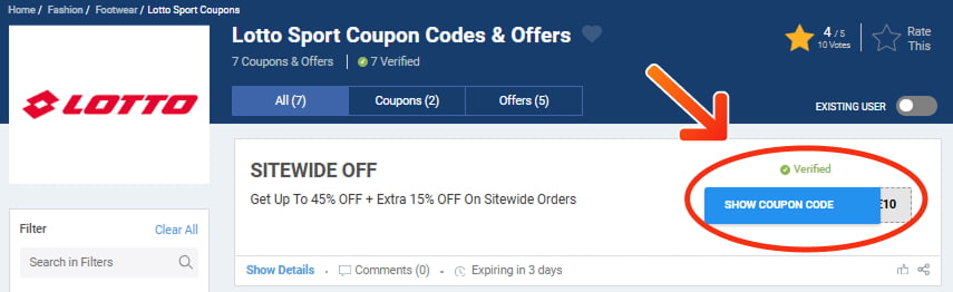 Lotto Sport Coupon Codes