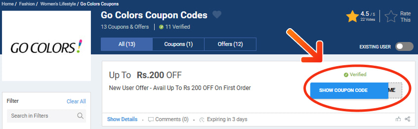 Go Colors Promo Codes