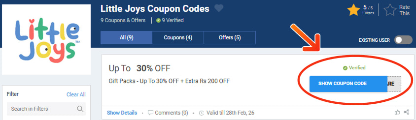 Little Joys Coupon Codes