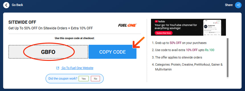 fuelone Coupon Codes