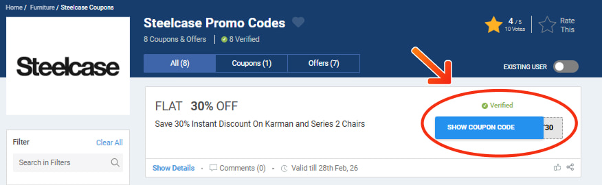 steelcase Coupon Codes