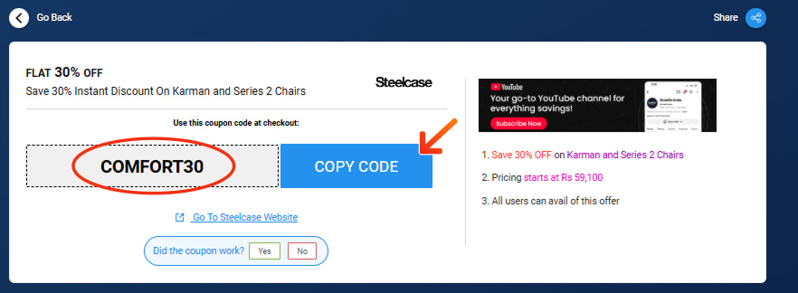 steelcase Coupon Codes
