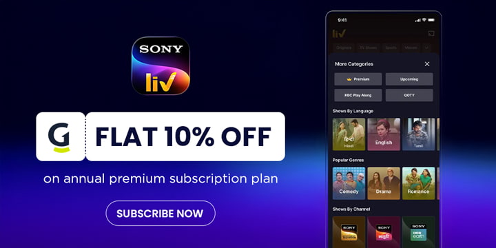 SonyLIV Promo Codes