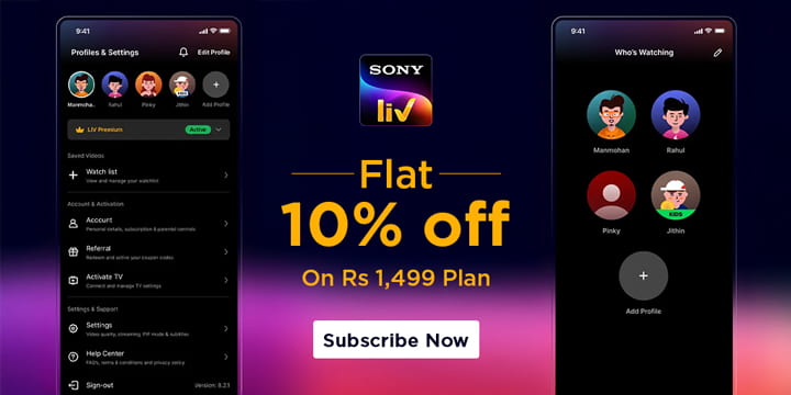 SonyLIV Promo Codes