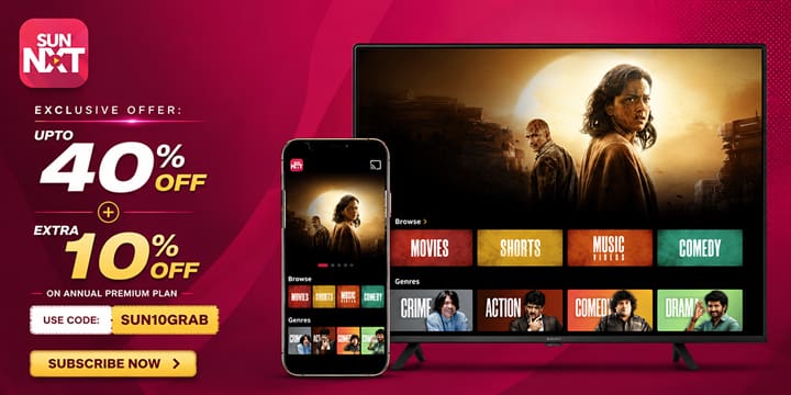 SUN NXT Coupons