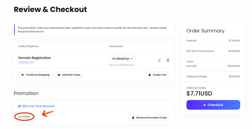 Ultahost Promo Codes Testing