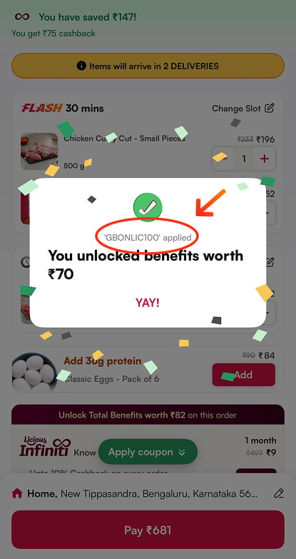 Licious Offers