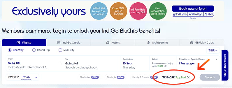 IndiGo Coupon Code