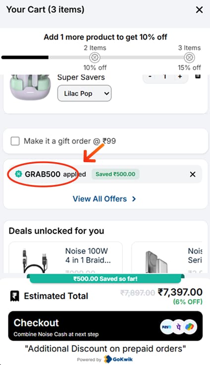 Gonoise Coupon Code