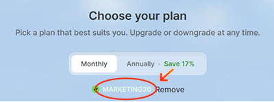 Emergent Coupon Code Testing