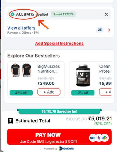 BigMuscles Nutrition Discount Codes