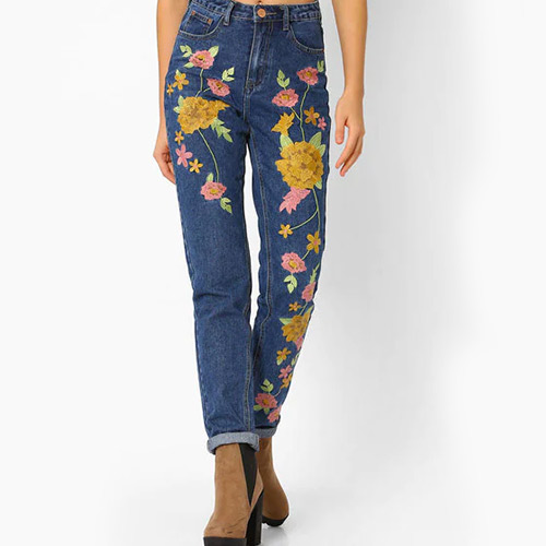 Embroidered-Jeans