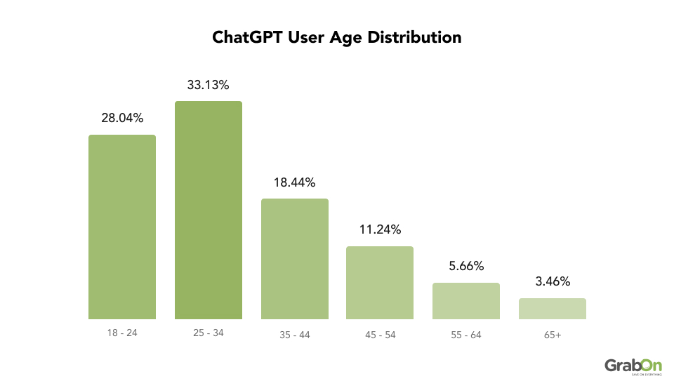 ChatGPT’s biggest share of user