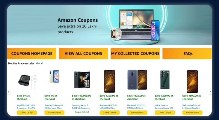 how to apply coupons on amazon