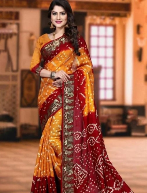 Bandhani Saree