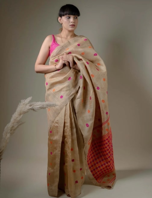 Muga Silk Saree