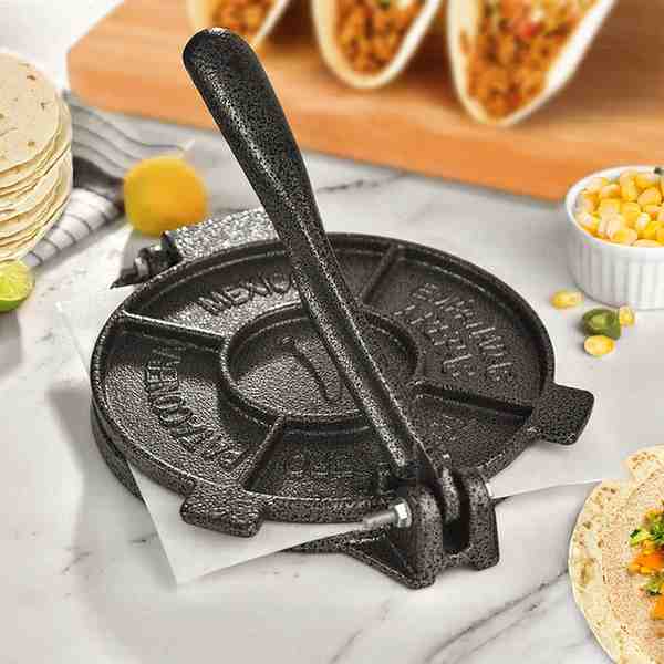 arc usa tortilla press cast iron