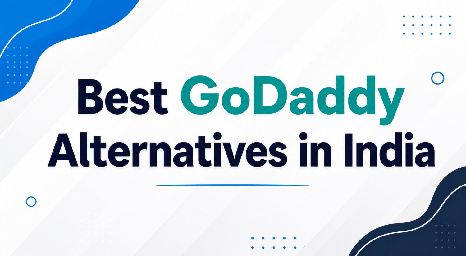 best godaddy alternatives in india