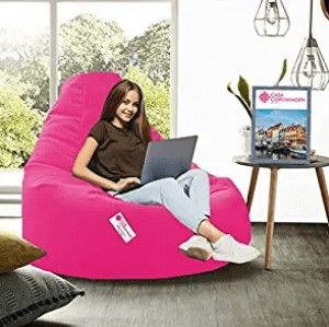 casa copenhagen leather fabric bean bag