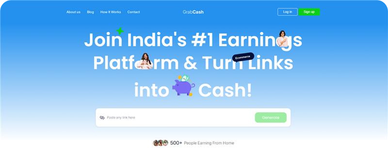 cleartrip affiliate through grabcash step 1